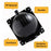 8.5cm Diameter Breeding Case Plant Root Growing Case Plant Rooting Ball Grafting Rooting Box for Garden - Black - 2