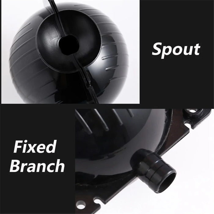 8.5cm Diameter Breeding Case Plant Root Growing Case Plant Rooting Ball Grafting Rooting Box for Garden - Black - 4