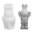 A101C- 8 Space Rabbit Shape DIY Silicone Fondant Mold Cake Decorating Tool (BPA Free, No FDA) - 1