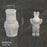 A101C- 8 Space Rabbit Shape DIY Silicone Fondant Mold Cake Decorating Tool (BPA Free, No FDA) - 2