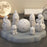 A101C- 8 Space Rabbit Shape DIY Silicone Fondant Mold Cake Decorating Tool (BPA Free, No FDA) - 4