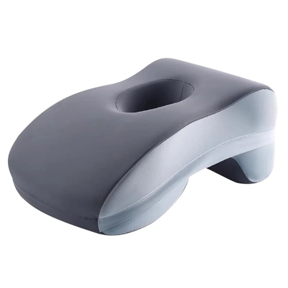 Soft Memory Foam Office Nap Pillow Sleeping Cushion with Breathable Hollow Design - Baby Blue - 1