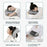 Soft Memory Foam Office Nap Pillow Sleeping Cushion with Breathable Hollow Design - Baby Blue - 6