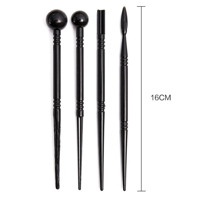 20122518 18PCS Pottery Tools Set Stone Plastic Clay Carving Knives Toys DIY Tools Dotting Pen - 7