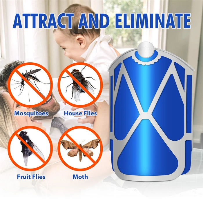 8Pcs Flying Insect Trap Refills for Zevo M364 Plug-In Light Indoor Fruit Fly Refill Cartridge Set - 2