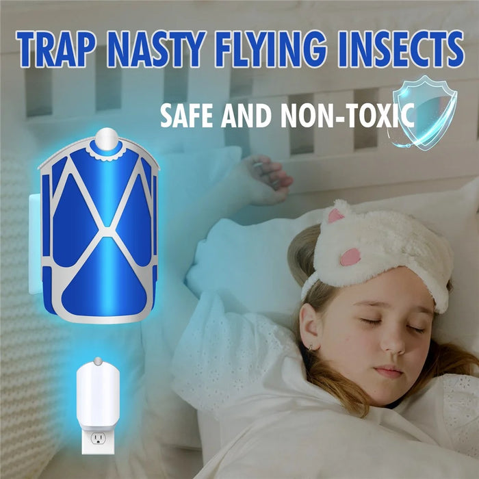 8Pcs Flying Insect Trap Refills for Zevo M364 Plug-In Light Indoor Fruit Fly Refill Cartridge Set - 4