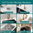 2Pcs / Set 40x10cm Super Absorbent Faucet Splash Guard Mat for Kitchen Sink Long Diatomud Fast Drying Sink Tray - Dark Grey - 4