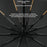 Windproof Large Umbrella 24-Rib Sun and Rain Proof Umbrella for 2 People - Black - 5