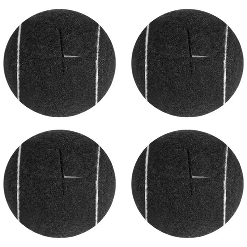 4Pcs Tennis Style Table Chair Foot Cover Cross Opening Anti-Slip Silent Wear-Resistant Stool Foot Pad - Black - 1