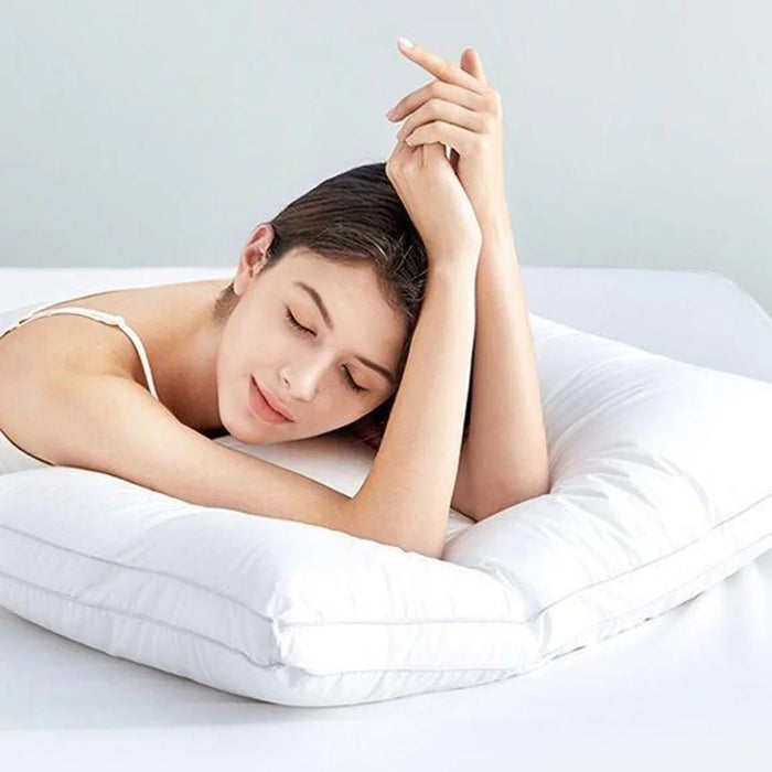 48x74cm Throw Pillow Insert Pure Cotton Cover Medium Pillow Polyester Stuffer Cushion 900g - 7