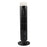 Tower Fan Desktop Rechargeable Bladeless Fan USB Mini Portable Night Light Handheld Cooling Fan - Black - 1