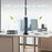 Tower Fan Desktop Rechargeable Bladeless Fan USB Mini Portable Night Light Handheld Cooling Fan - Black - 3