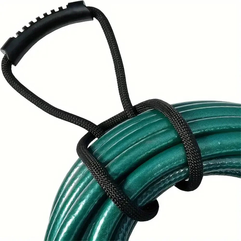 Wire Cable Water Pipe Storage Portable Binding Strap Hose Hanging Storage Nylon Strap with Handle - 3