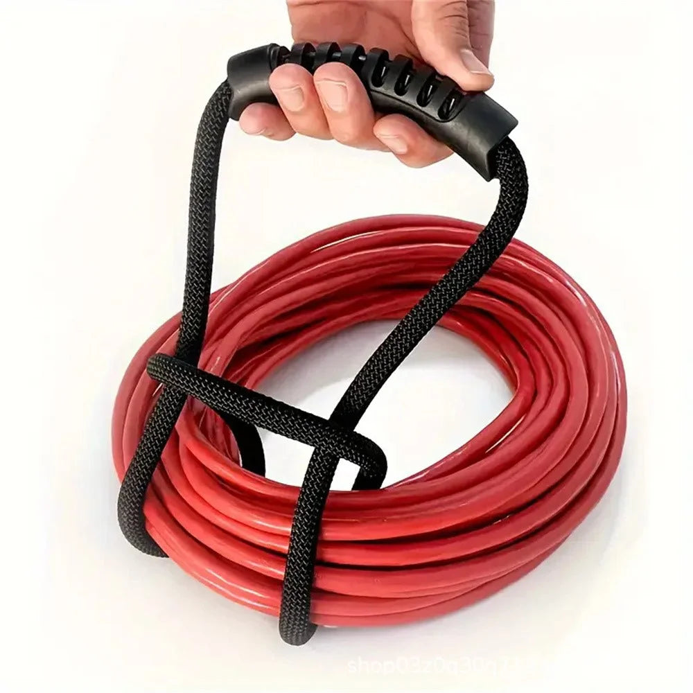 Wire Cable Water Pipe Storage Portable Binding Strap Hose Hanging Storage Nylon Strap with Handle - 5