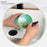 Electric Makeup Brush Cleaner Automatic Cosmetics Brushes Sponges Washing Machine, USB Cable Powered - Green - 3