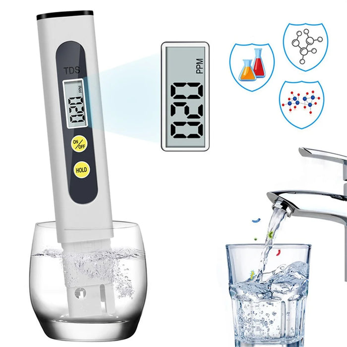 Portable Digital TDS Meter Household Water Quality Purity Tester Pen Measuring Tool - 6