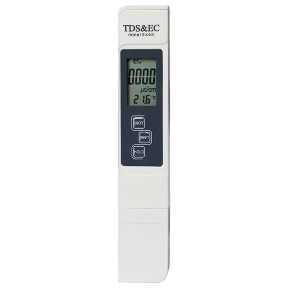 3-in-1 Digital LCD TDS EC Meter Pen Water Quality Detector Temperature Tester - White - 1