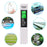 3-in-1 Water Quality Detector Digital LCD TDS EC Meter Pen Temperature Tester with Backlit - White - 2