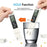 3-in-1 Water Quality Detector Digital LCD TDS EC Meter Pen Temperature Tester with Backlit - White - 7