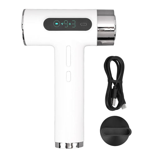 CFJ-5 Portable USB Charging Cold / Hot Air 100000 RPM High Wind Power Wireless Hair Dryer - 1