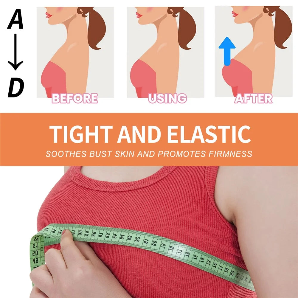 HOUKEA HKC09-A001-1-OG1 1 Pair Sponge+Silicone Self-Adhesive Breast Pads Breast Enlargement Shaping Chest Pads - 5