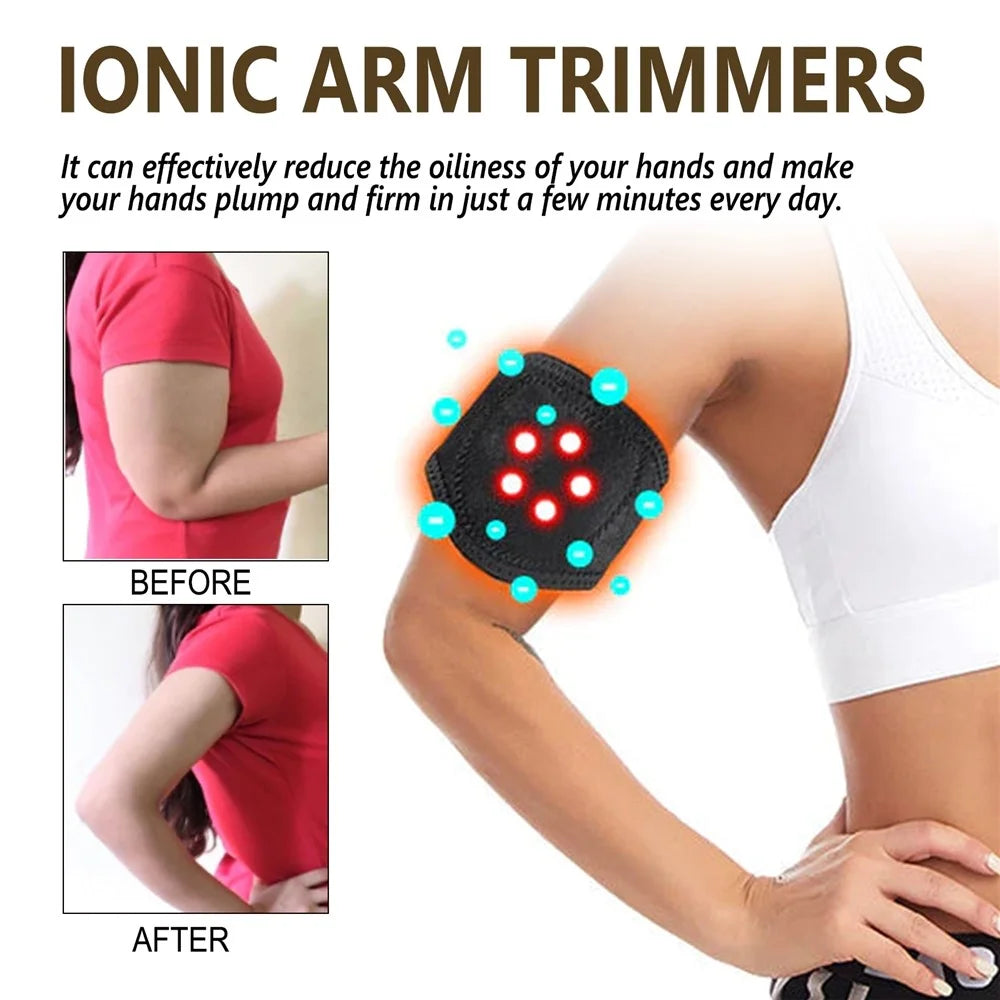 HOUKEA HKB05-A004-1-GY1 Ion Arm Trimmer Fitness Sports Weightlifting Arm Shaping Slimming Band - 4