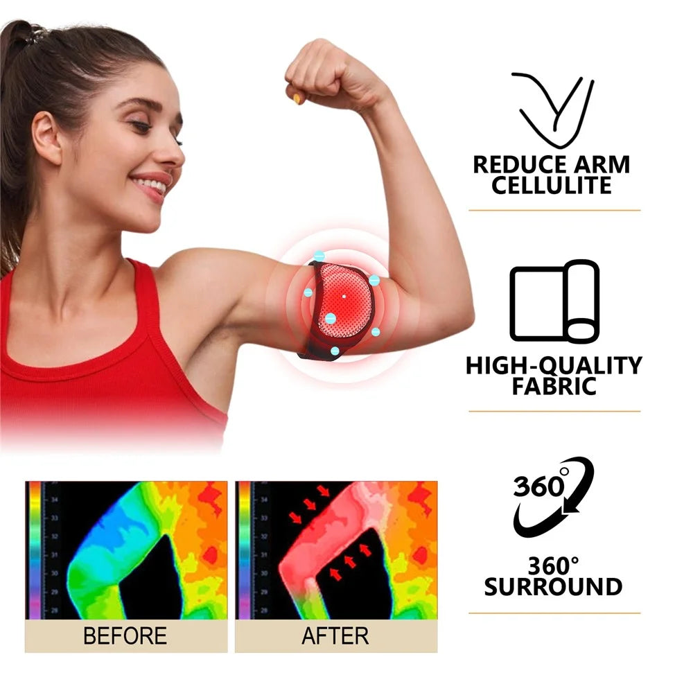HOUKEA HKB05-A004-1-GY1 Ion Arm Trimmer Fitness Sports Weightlifting Arm Shaping Slimming Band - 5