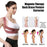 HOUKEA HKB08-A001-1-WH1 Back Support Posture Corrector Magnetic Adult Hunchback Correction Belt - 4