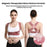 HOUKEA HKB08-A001-1-WH1 Back Support Posture Corrector Magnetic Adult Hunchback Correction Belt - 5