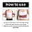 HOUKEA HKB08-A001-1-WH1 Back Support Posture Corrector Magnetic Adult Hunchback Correction Belt - 6