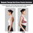 HOUKEA HKB08-A001-1-WH1 Back Support Posture Corrector Magnetic Adult Hunchback Correction Belt - 7
