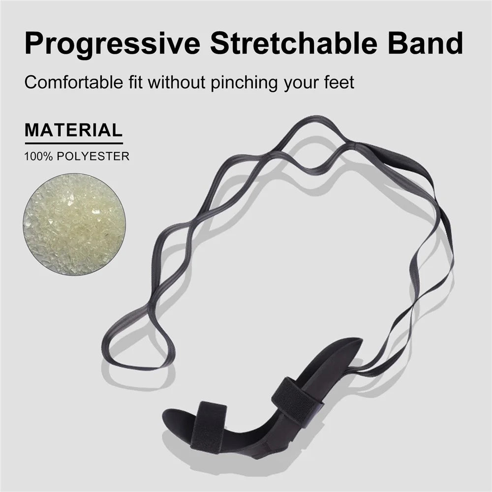 HOUKEA HKB08-A007-1-WH1 Progressive Stretchable Belt Body Shaping Yoga Stretching Ankle Tension Rope - 5
