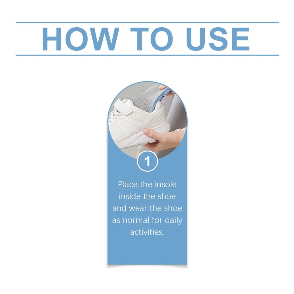HOUKEA HK-J01-0101-01 1 Pair Foot Acupressure Insoles PVC+Magnetic Stone Foot Care Massage Insoles - 4