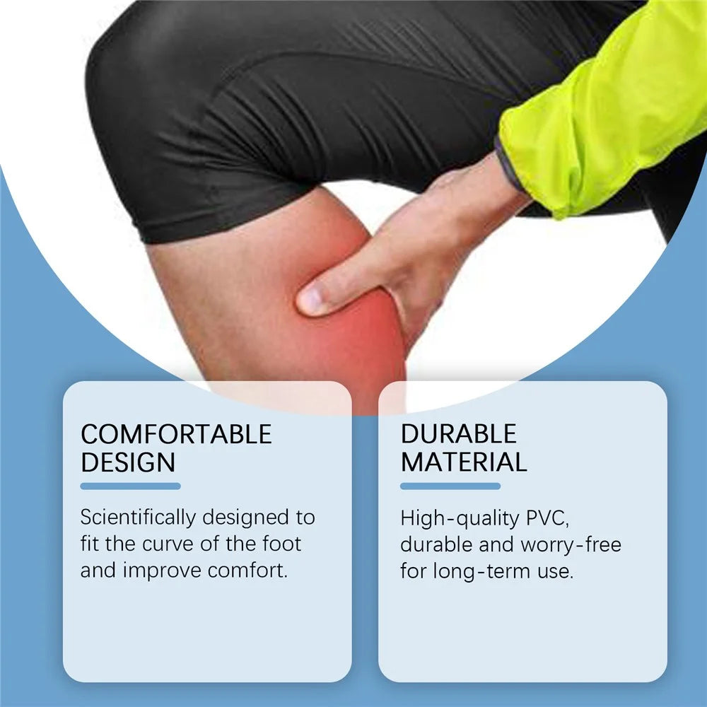 HOUKEA HK-J01-0101-01 1 Pair Foot Acupressure Insoles PVC+Magnetic Stone Foot Care Massage Insoles - 6