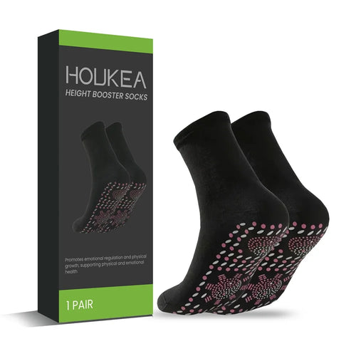 HOUKEA HK-J01-0109-01 Winter Self-Heating Socks Anti-Fatigue Non-Slip Thermal Socks - 1