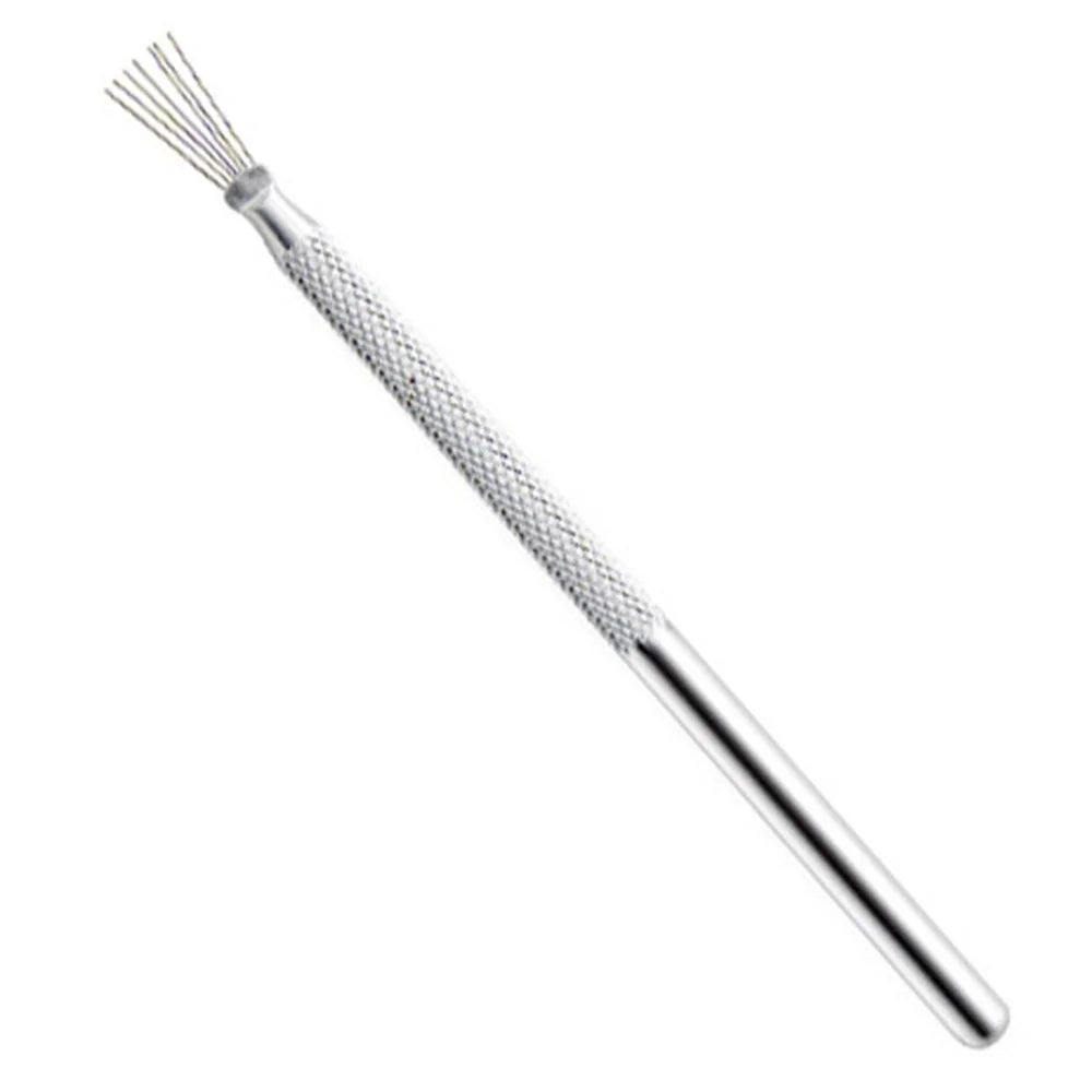 21072901 Feather Wire Texture Pottery Tool Pottery Texture Brush Polymer Clay Strong Wire Sculpting Modeling Tool - 1