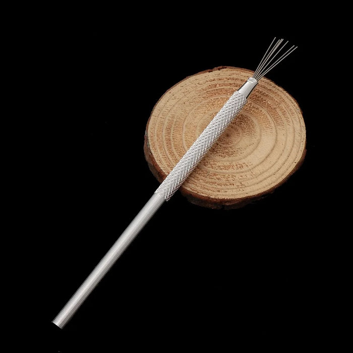 21072901 Feather Wire Texture Pottery Tool Pottery Texture Brush Polymer Clay Strong Wire Sculpting Modeling Tool - 5
