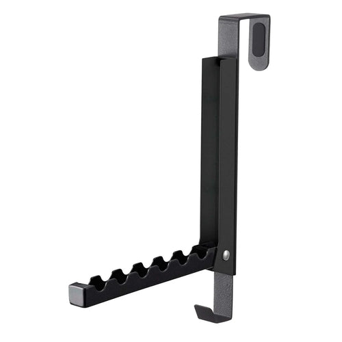 Extender Over The Door Drying Rack 6 Hangers Laundry Hanging Clothes Rack Over Door Hooks Organizer - Black - 1