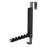 Extender Over The Door Drying Rack 6 Hangers Laundry Hanging Clothes Rack Over Door Hooks Organizer - Black - 1
