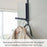 Extender Over The Door Drying Rack 6 Hangers Laundry Hanging Clothes Rack Over Door Hooks Organizer - Black - 2