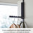 Extender Over The Door Drying Rack 6 Hangers Laundry Hanging Clothes Rack Over Door Hooks Organizer - Black - 4