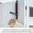 Extender Over The Door Drying Rack 6 Hangers Laundry Hanging Clothes Rack Over Door Hooks Organizer - Black - 5