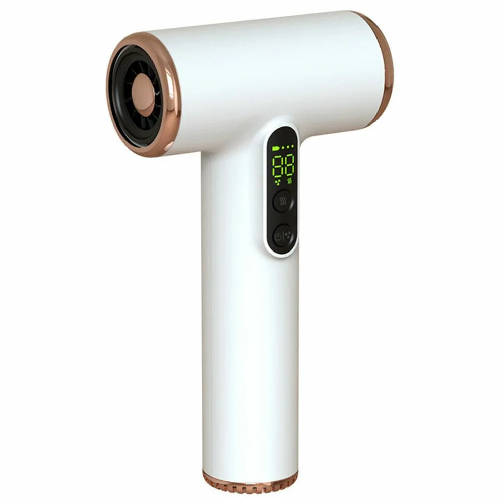 CFJ-4 200W USB Rechargeable Wireless Hair Dryer Cold  /  Hot Air 30000 RPM High Wind Power Hair Dryer - 1