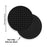 6Pcs / Set Round Insulation Silicone Mat Non-Slip Heat-Resistant Coasters with Iron Bracket - Black - 7