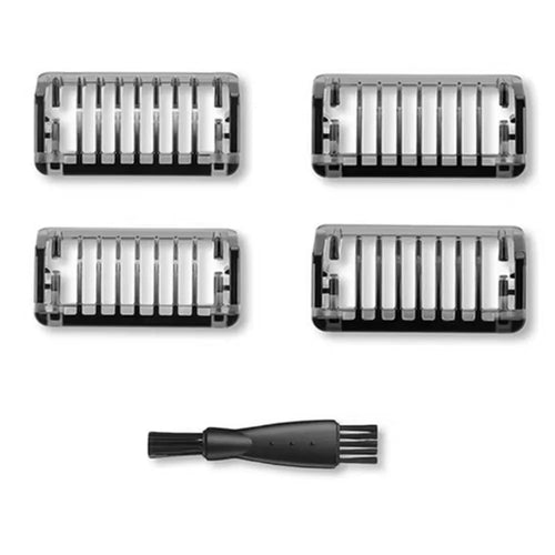 For Philips One Blade Series Electric Shaver Blade Guide Comb Set - 1mm+2mm+3mm+5mm Comb - 1