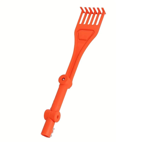 Plastic Gutter Cleaning Rake Roof Gutter Scoop Garden Leaf Remover Rain Gutter Cleaning Tool - 1
