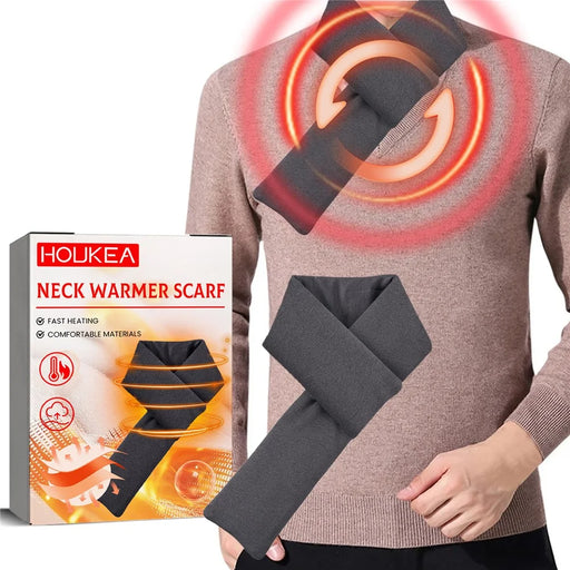 HOUKEA HKA06-A010-1-MX1 Heating Scarf Winter Neck Protector Hot Compress Neck Cover Anti-Freezing Warm Heat Scarf - 2