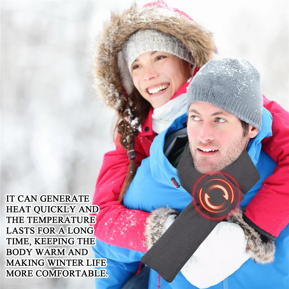 HOUKEA HKA06-A010-1-MX1 Heating Scarf Winter Neck Protector Hot Compress Neck Cover Anti-Freezing Warm Heat Scarf - 4