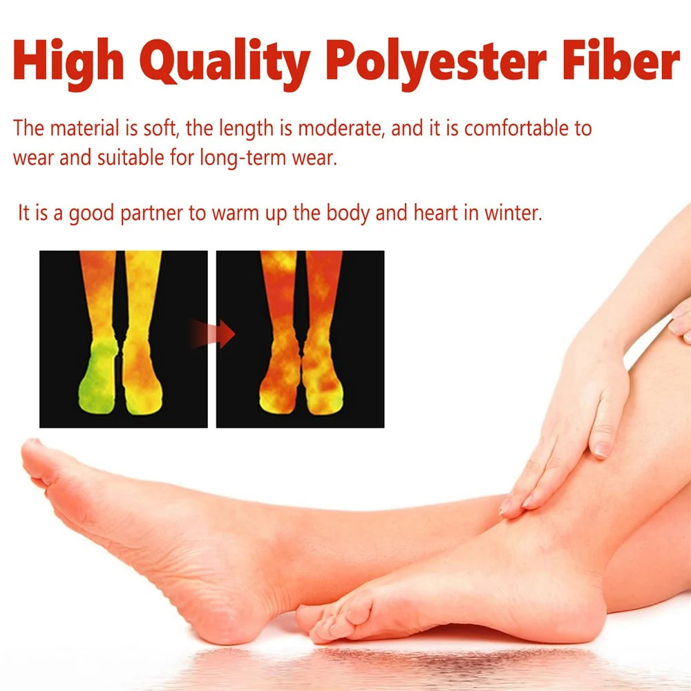 HOUKEA HKA06-A019-2-MK1 1 Pair Winter Warm Socks Wind-Proof Outdoor Sports Self-Heating Massage Socks - 7