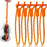 5Pcs 51cm PP Sewer Dredging Hook Sink Pipe Washbasin Bathroom Drain Dredging Tool - Orange - 1